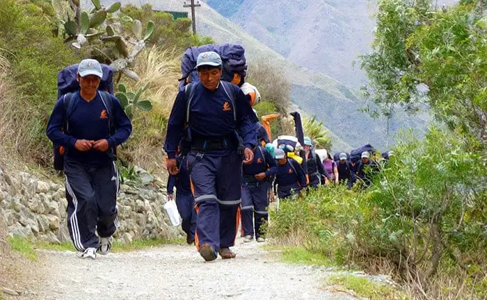 Porters Inca Trail