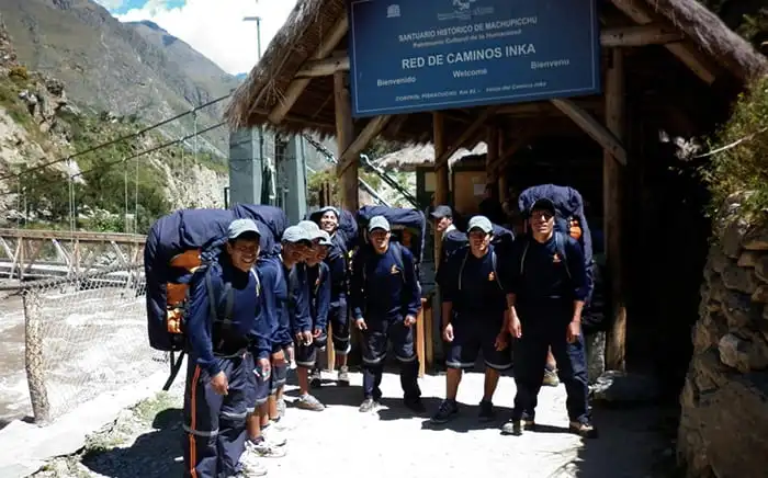 Inca trail to Machu Picchu